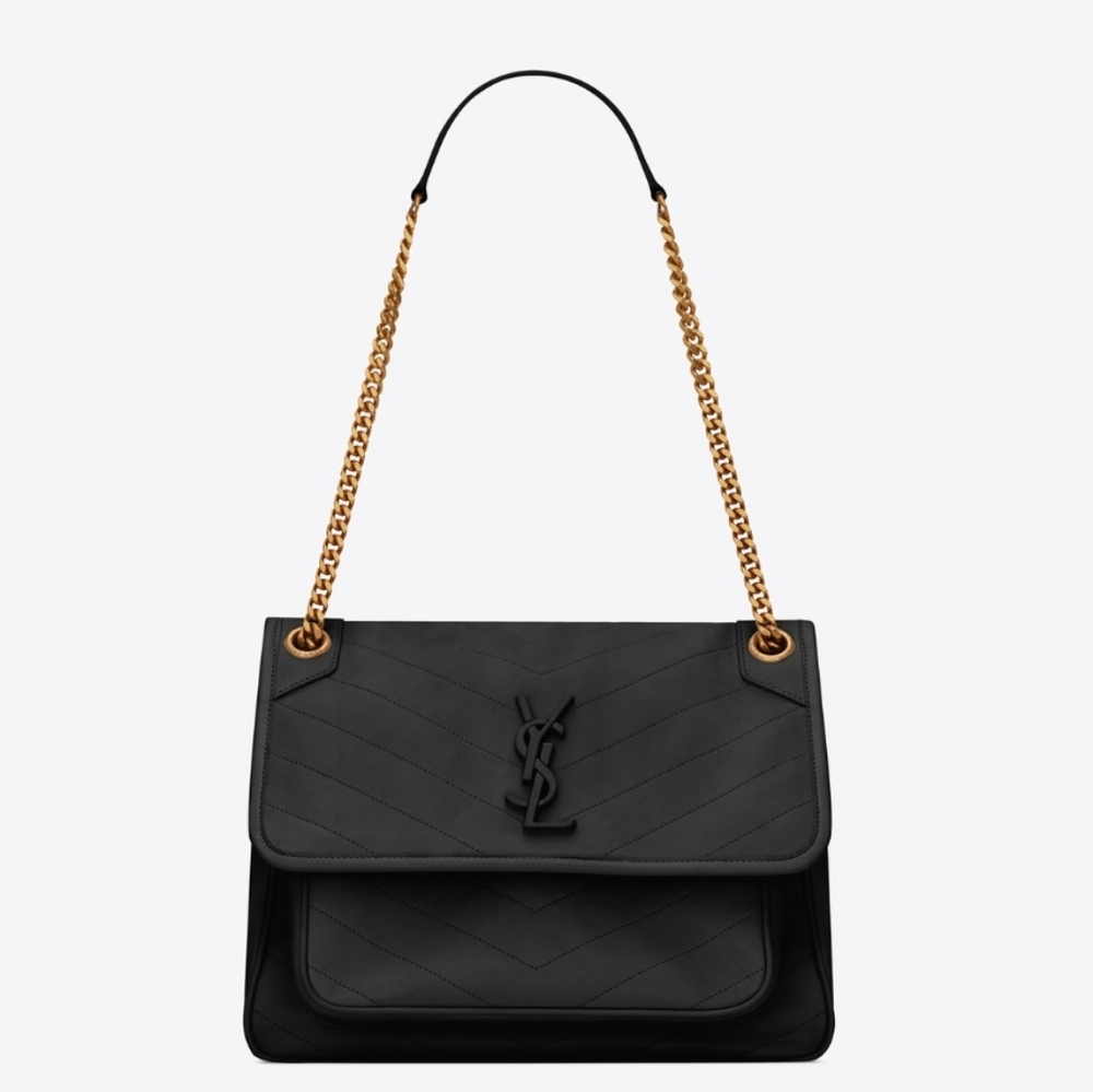 Niki Medium Smooth Leather Shoulder Bag